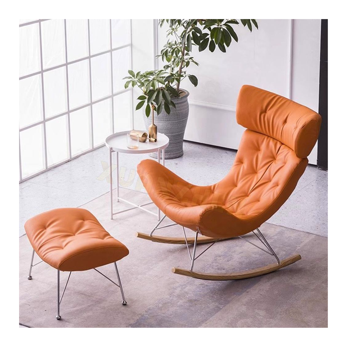 Cascade Curve Rocking Lounge Chair